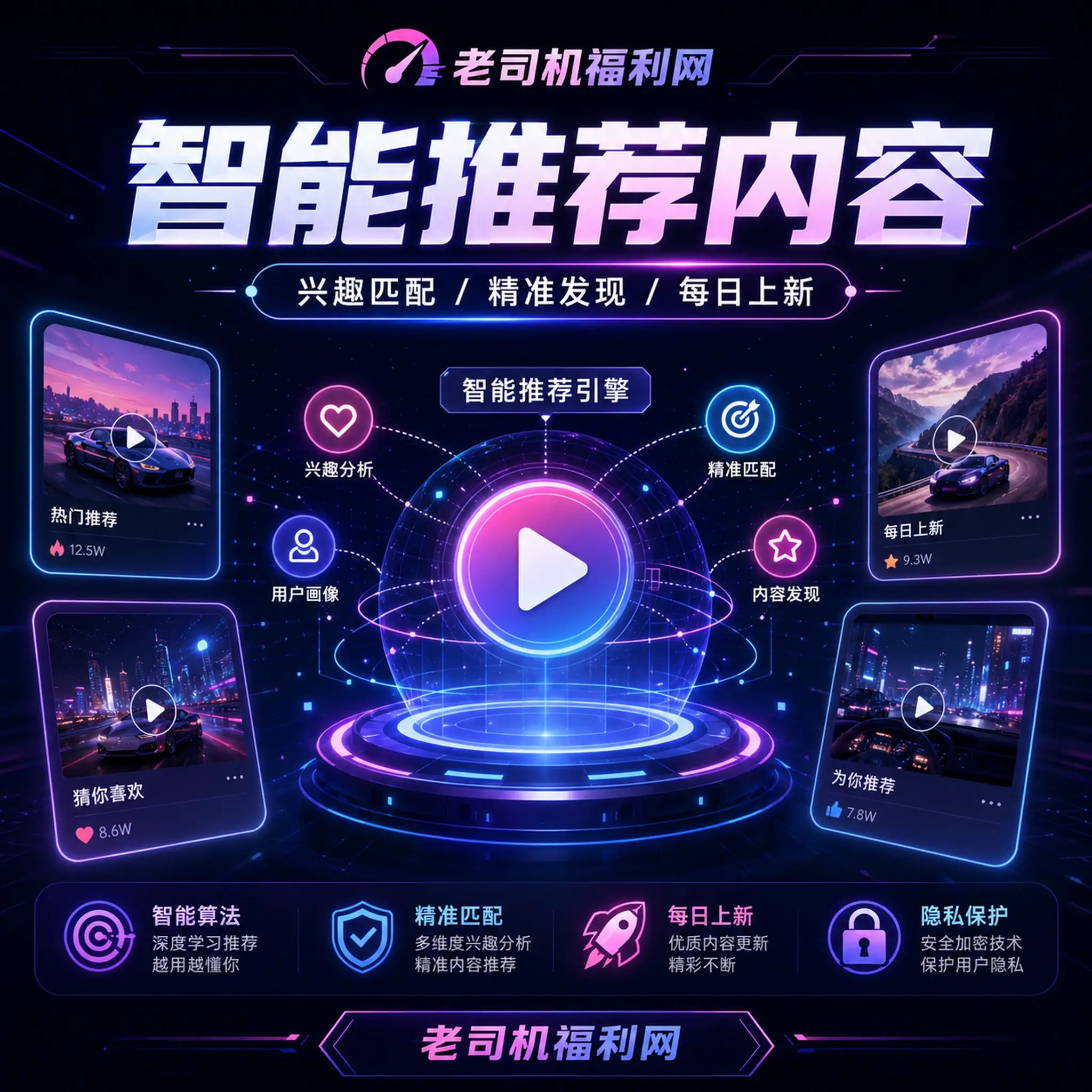老司机兴趣匹配推荐说明